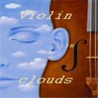 Violin in clouds